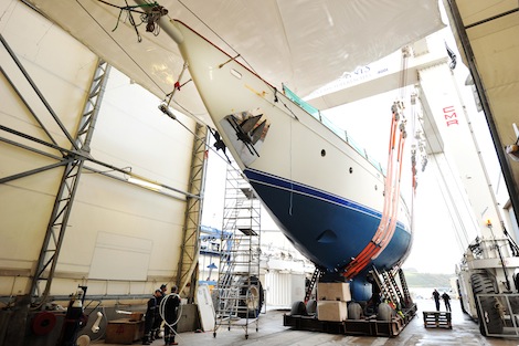 Image for article Refit on 'Gloria' completed at Pendennis